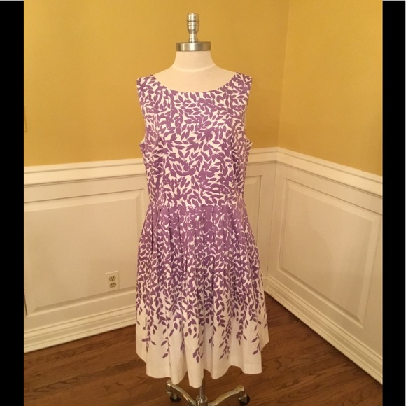 talbots purple dress